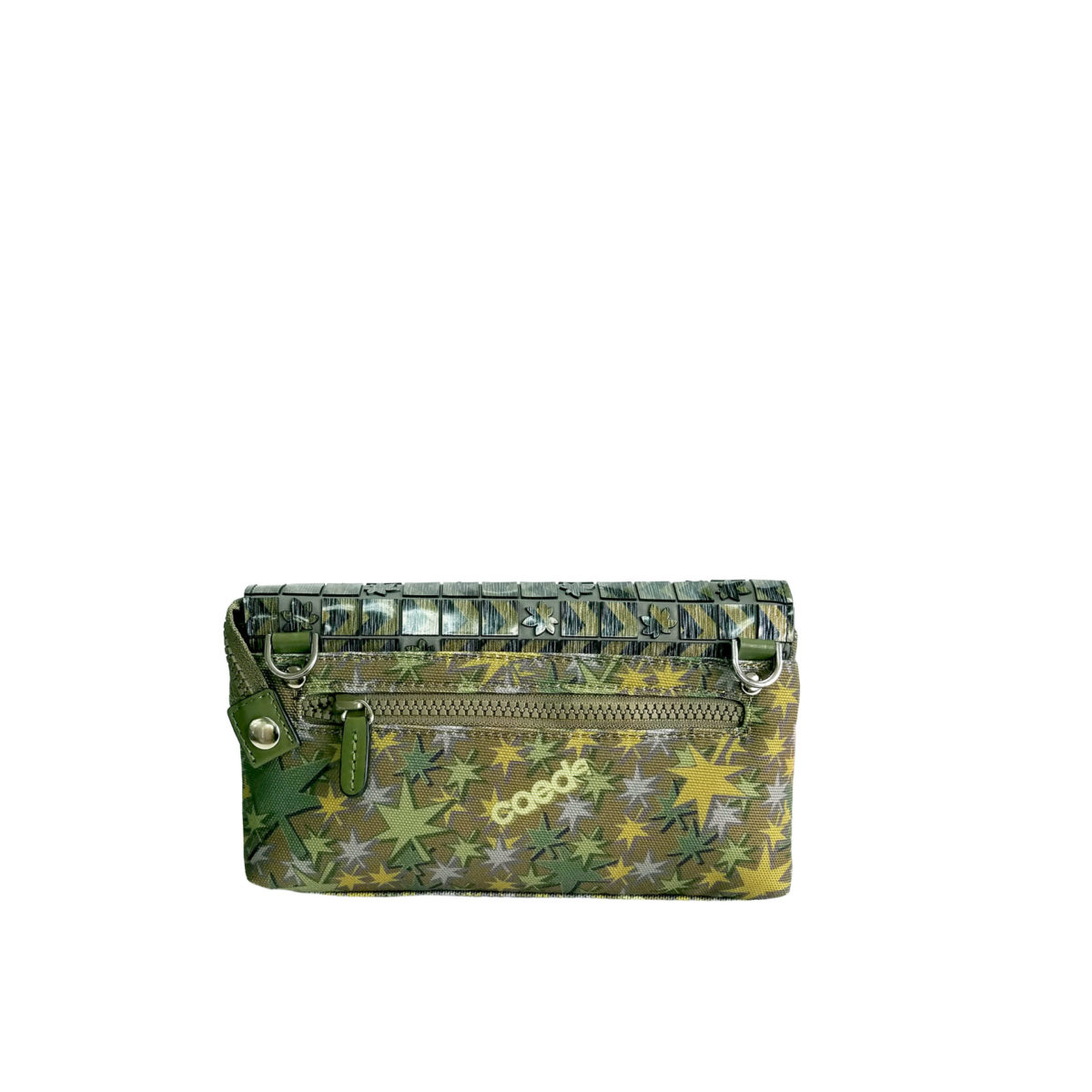 Stella Misto Flap wallet pochette green