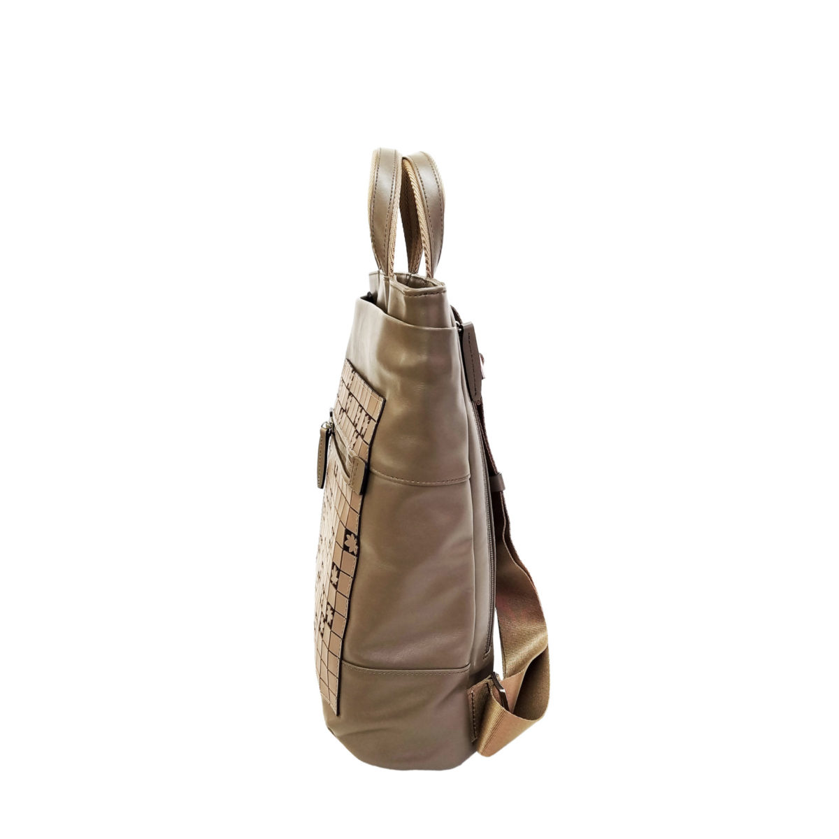 Leather misto 2way ruck sack cocoa