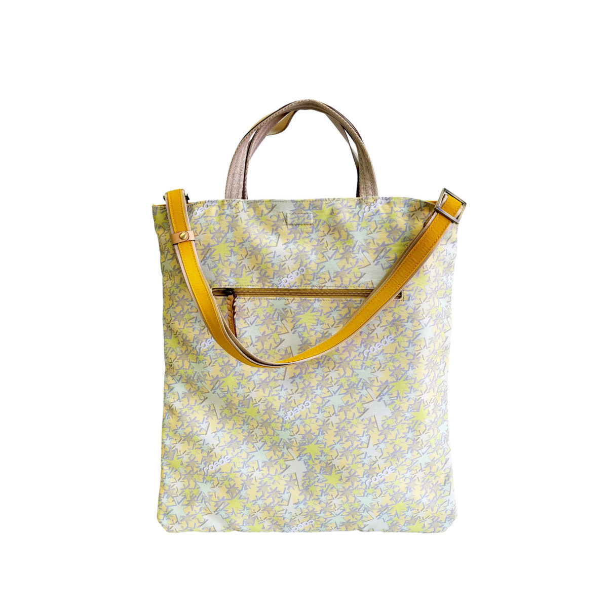 Wrinkle 3face Tote YELLOW