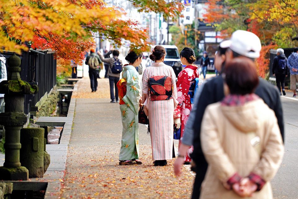 京都の観光客