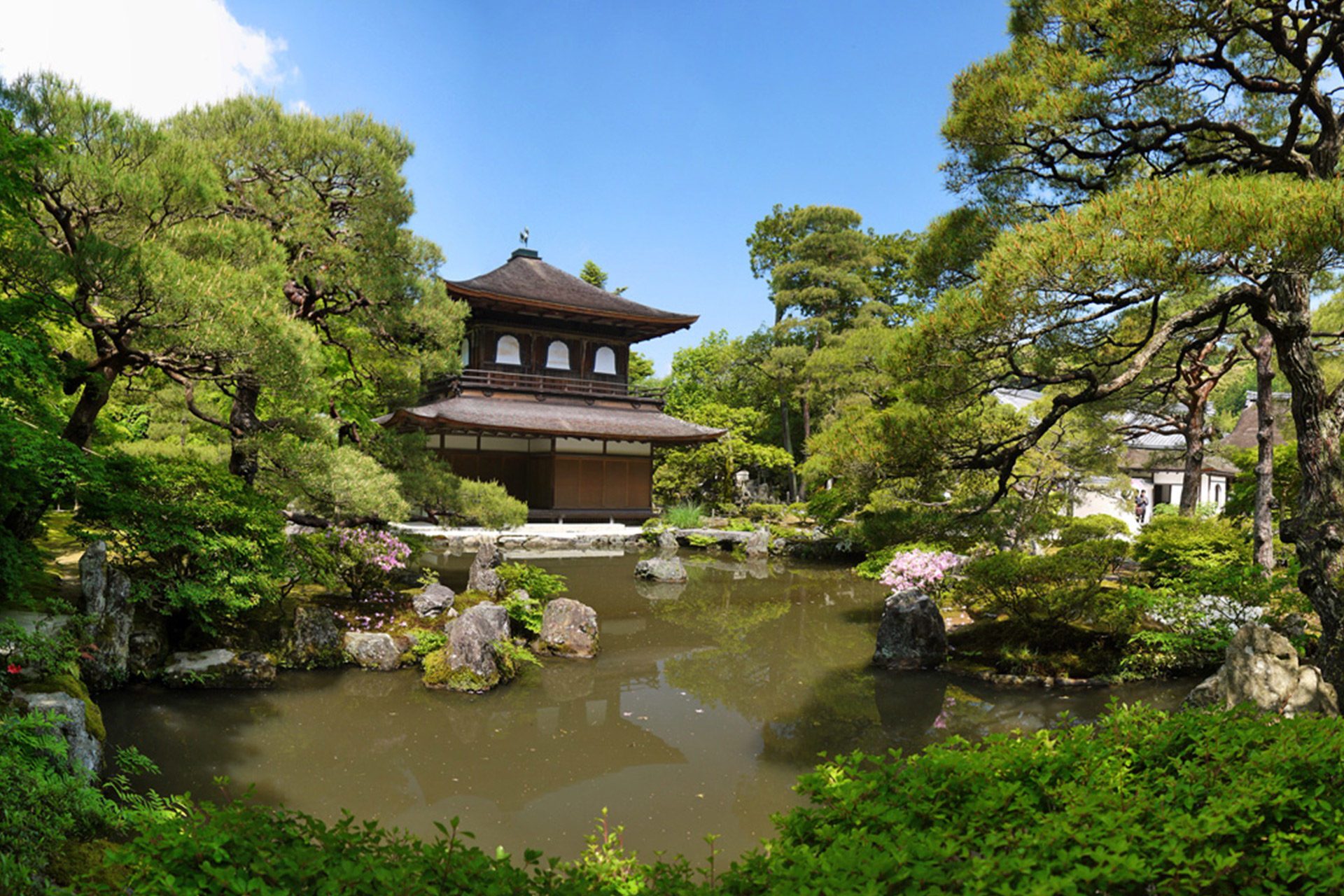 京都の銀閣寺