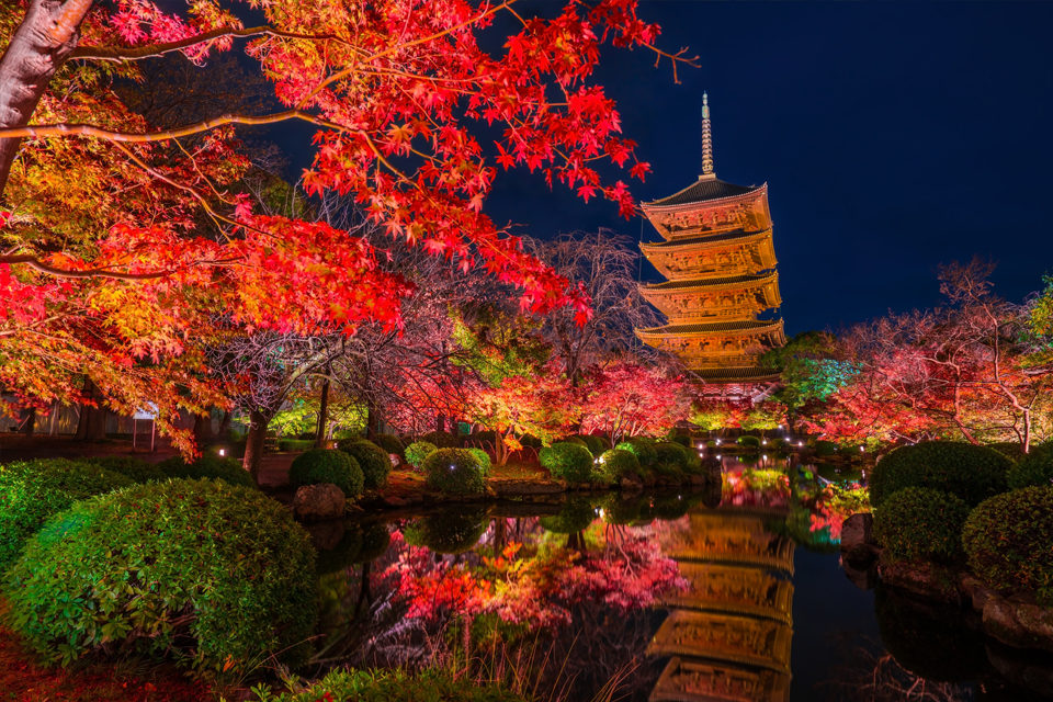 說起京都特有的風景就是五重塔